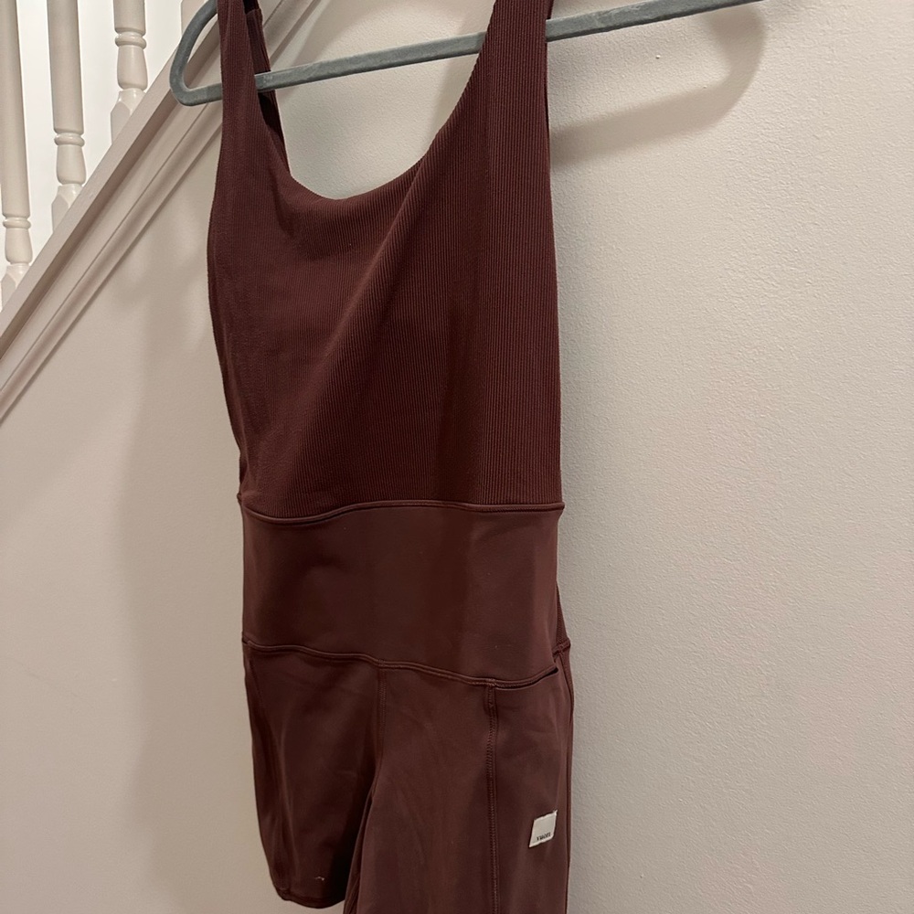 Vuori dark burgundy/maroon athletic Jumpsuit